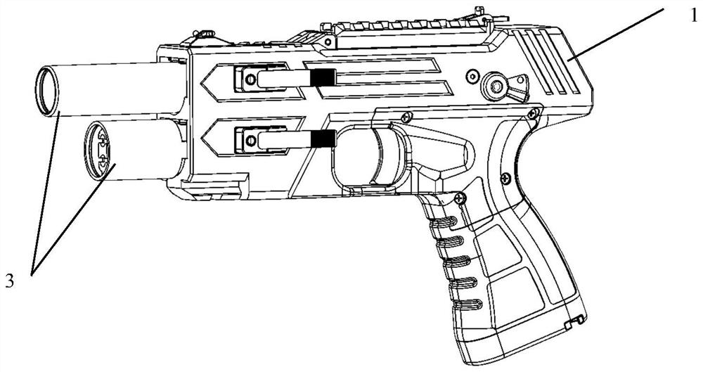 Multifunctional anti-riot ejector system and use method