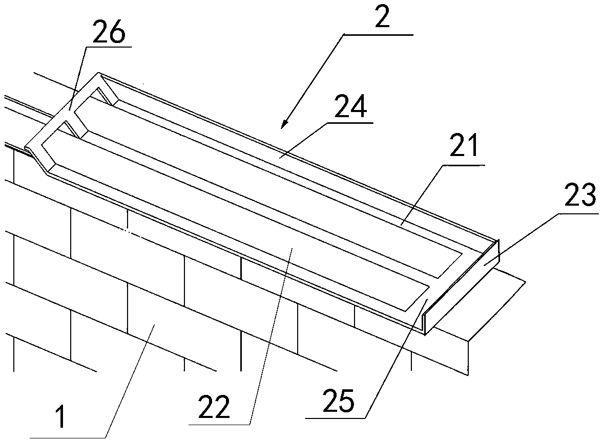 Tool assembly for mortar paving during construction and construction method thereof