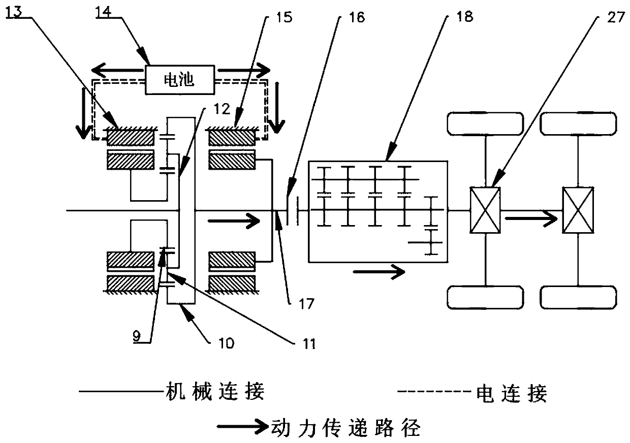 An oil-electric hybrid power system for a coiled tubing operation vehicle