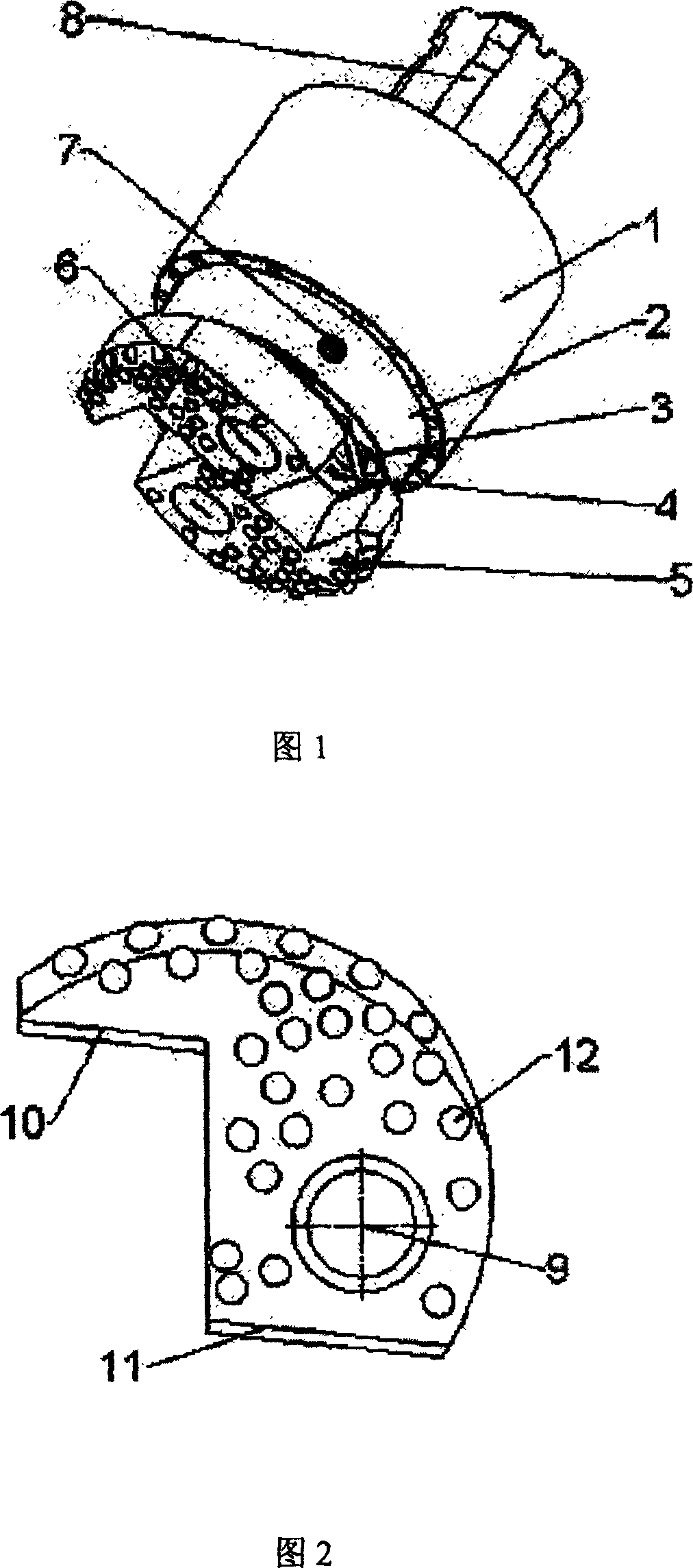 Bottom hole hammer reverse circulation follow pipe drill