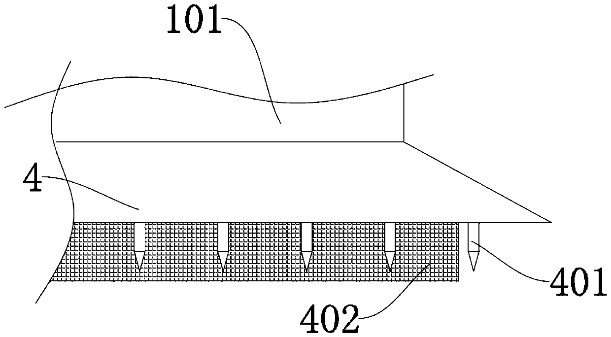 Hoisting, locking and transporting device for mounting and transporting outdoor distribution box