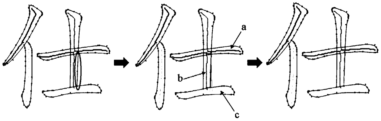 A Method of Automatic Extraction of Chinese Character Strokes Oriented to Vector Graphics