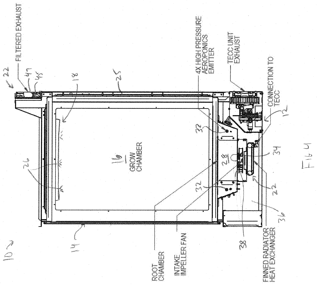 Grow cabinet