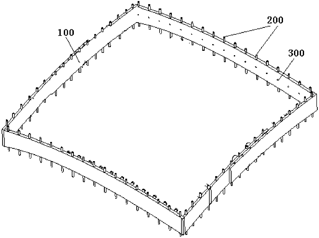 Mounting detecting device for rail vehicle front windshield glass