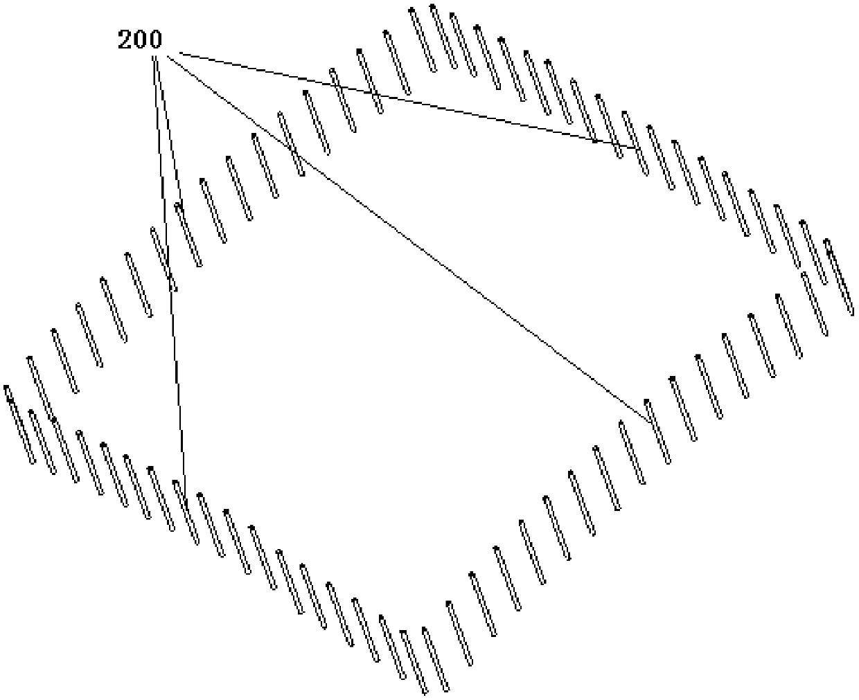 Mounting detecting device for rail vehicle front windshield glass