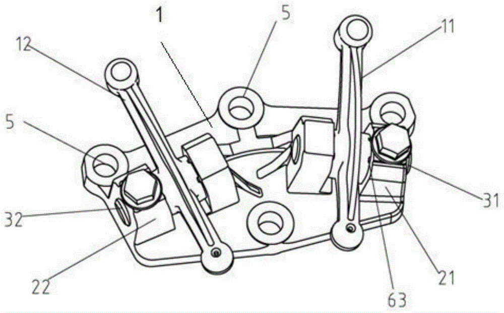 Valve rocker mounting mechanism and gasoline engine thereof