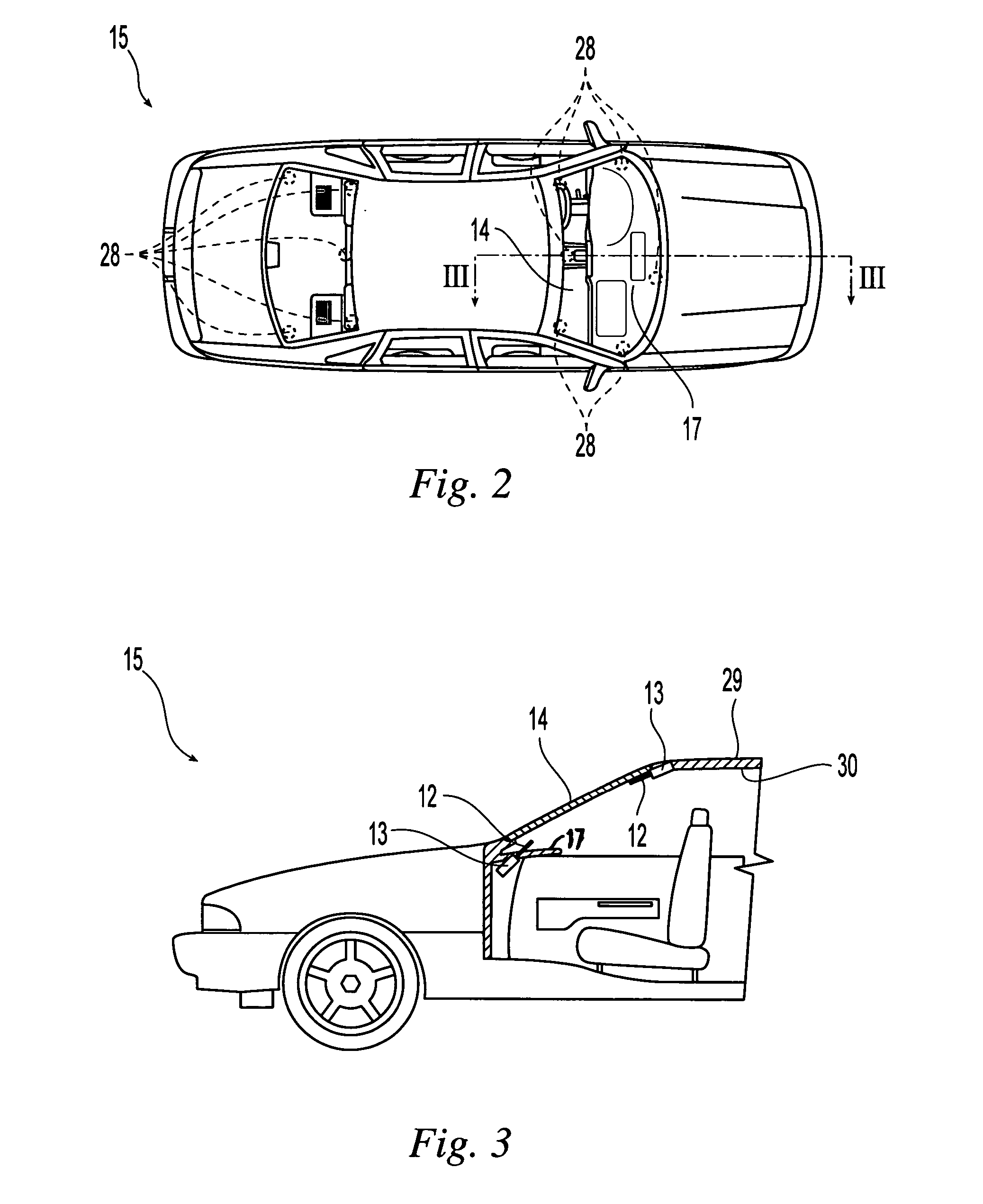 Motor vehicle decal display system
