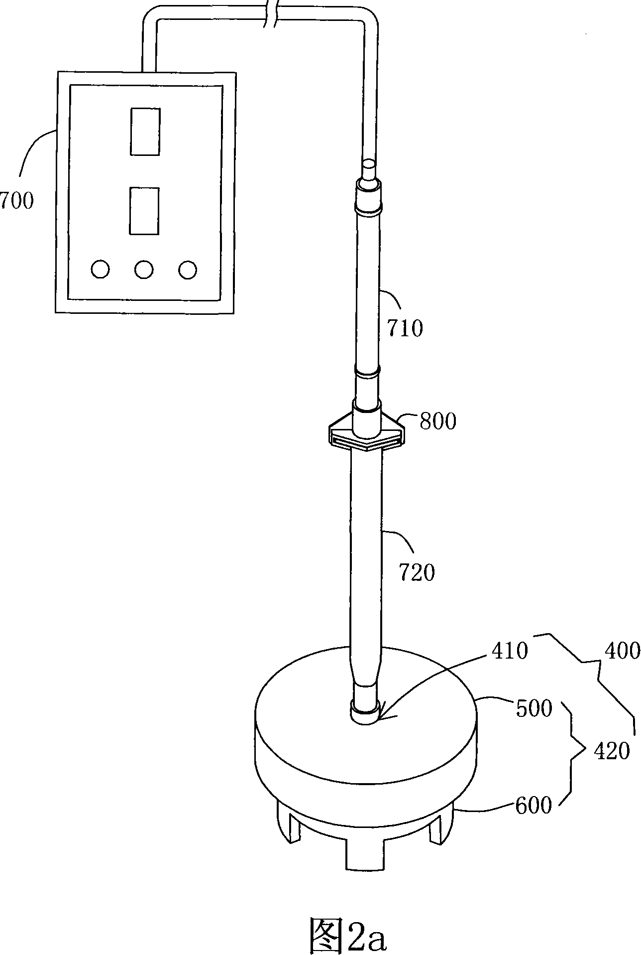 Cleaning device and method for cleaning the equipment joining with the same