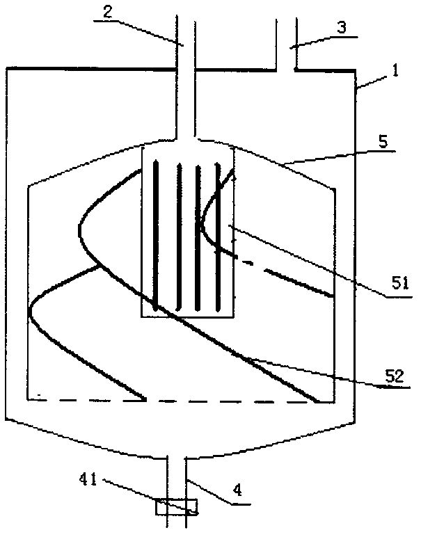 Water and dirt separating device