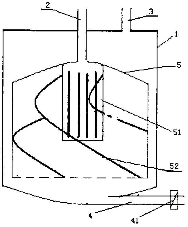 Water and dirt separating device