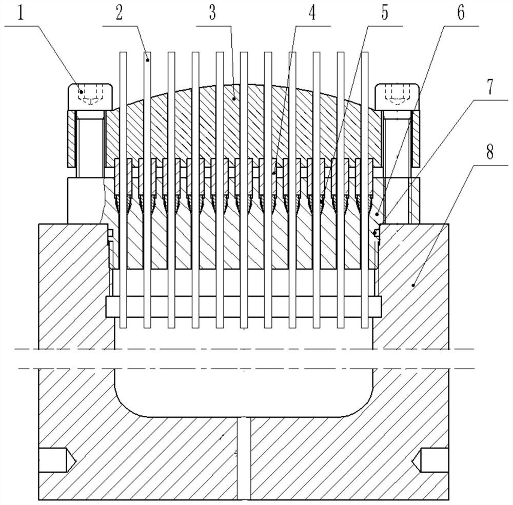 Cabin-penetrating sealing device and operation method