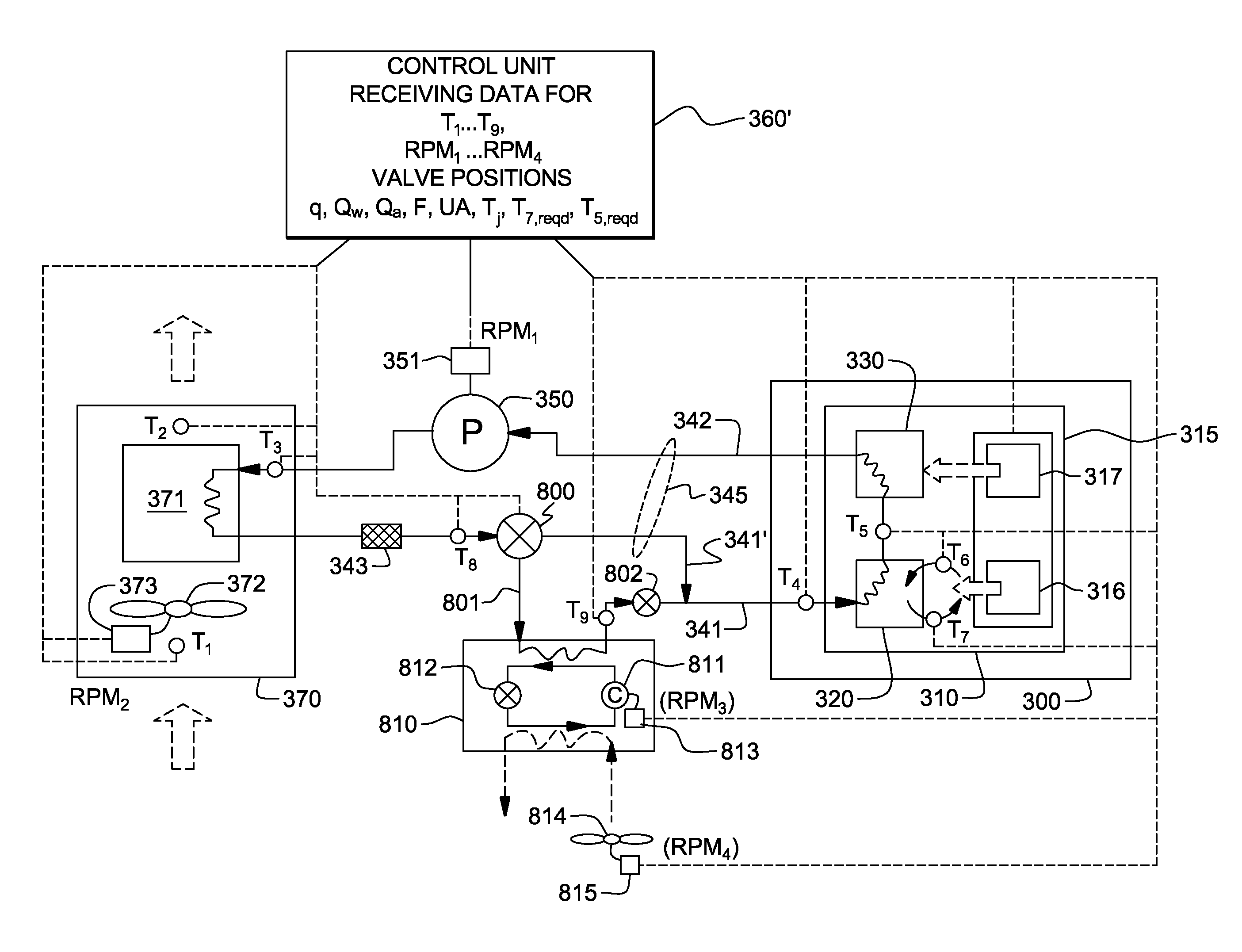 Energy efficient apparatus and method for cooling an electronics rack