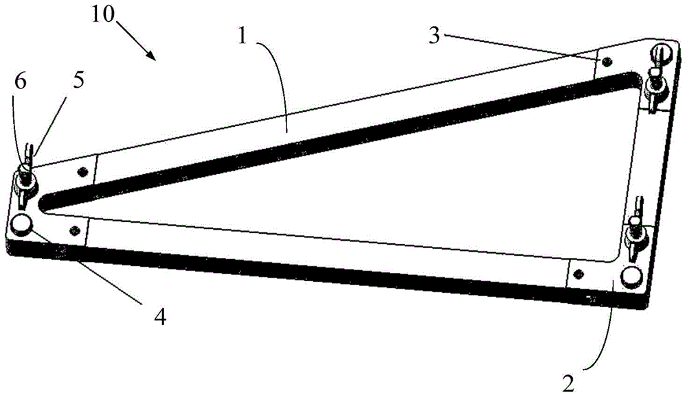 Aircraft seat slide rail position detection device and its measuring method