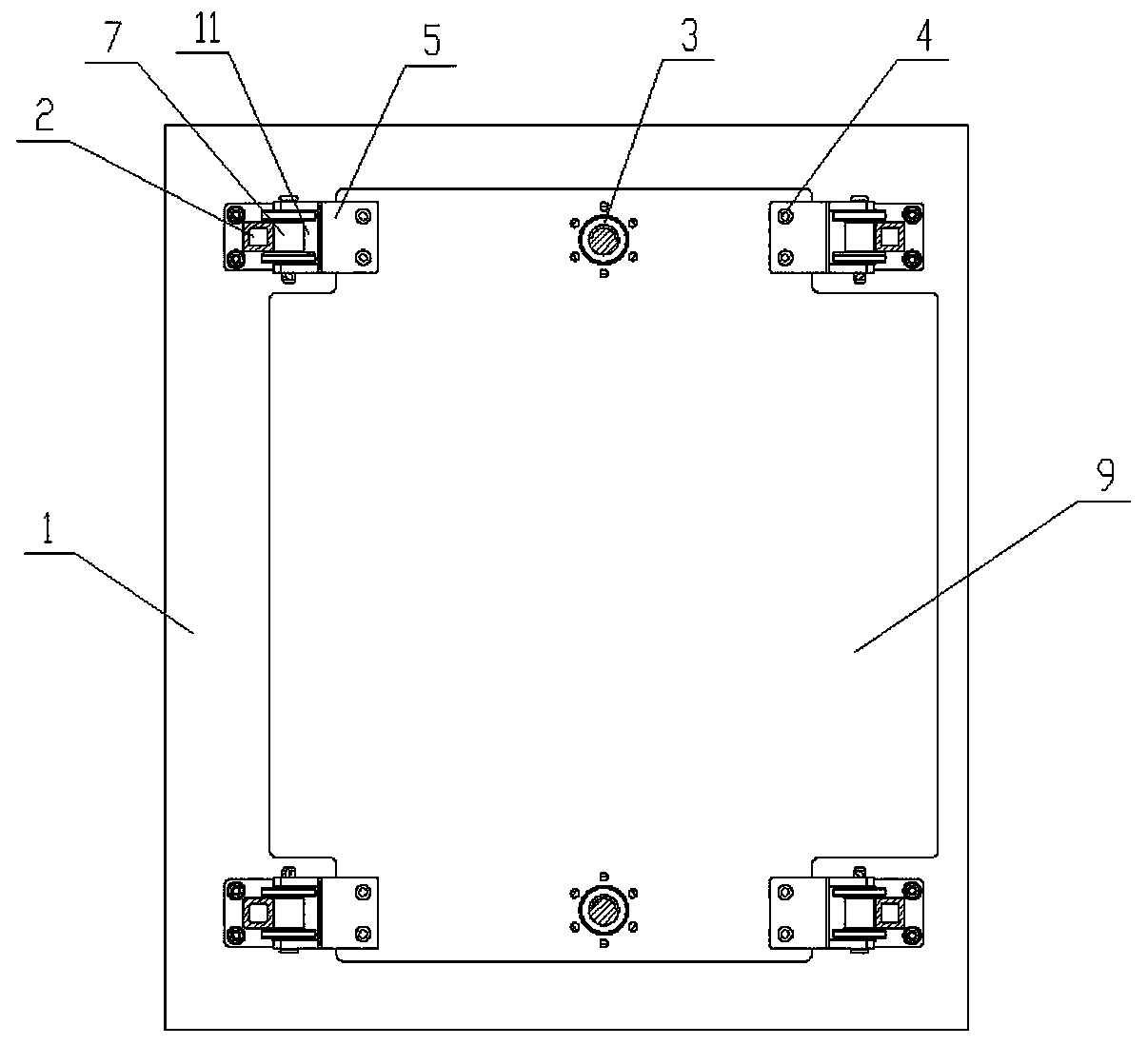 Vertical lifting mechanism capable of guiding and positioning