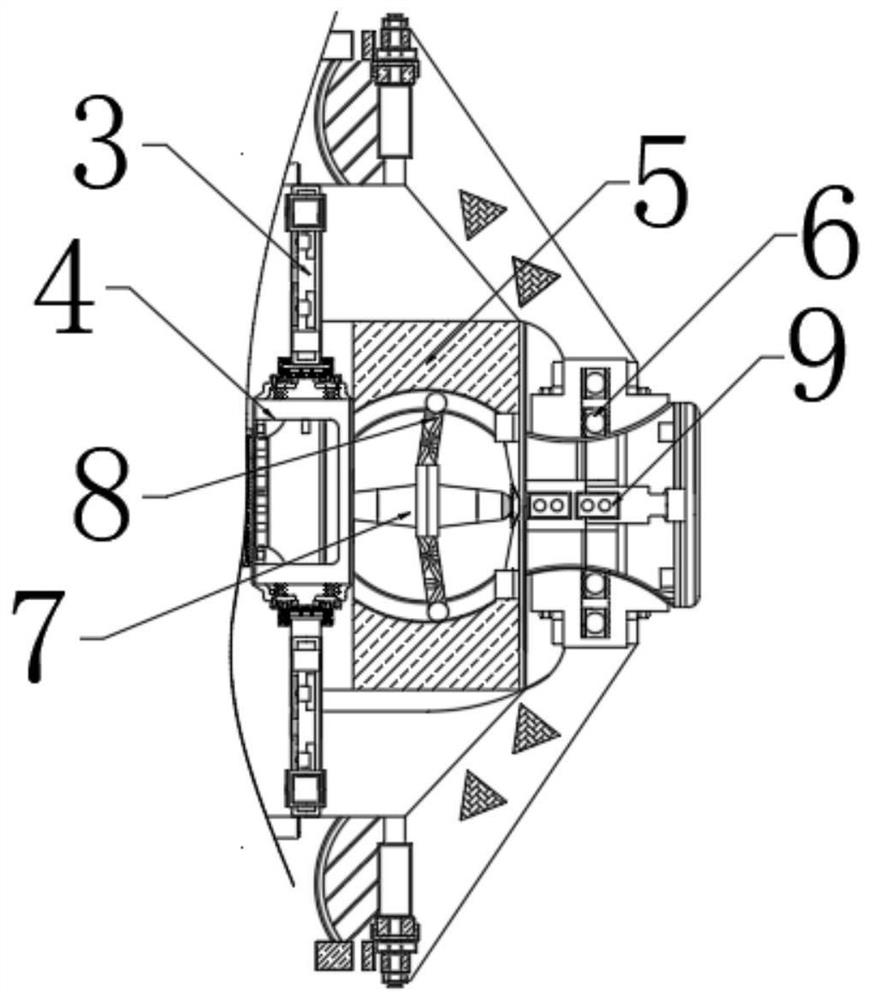 Hidden building connecting piece equipment capable of improving safety performance