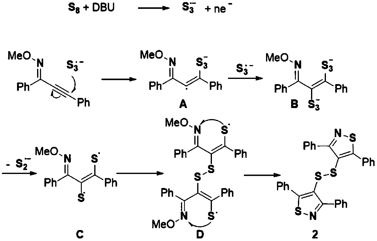 Synthesis method of bithiazole-4-yl disulfide derivative
