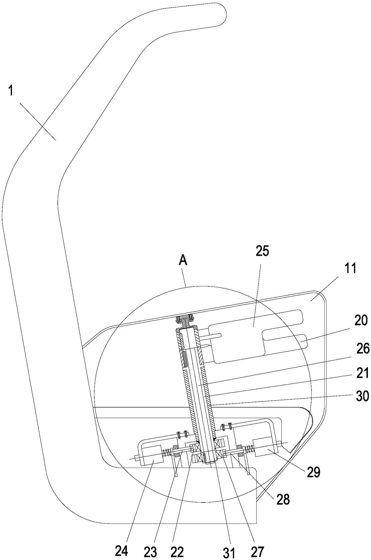 Seat and protection device of seat