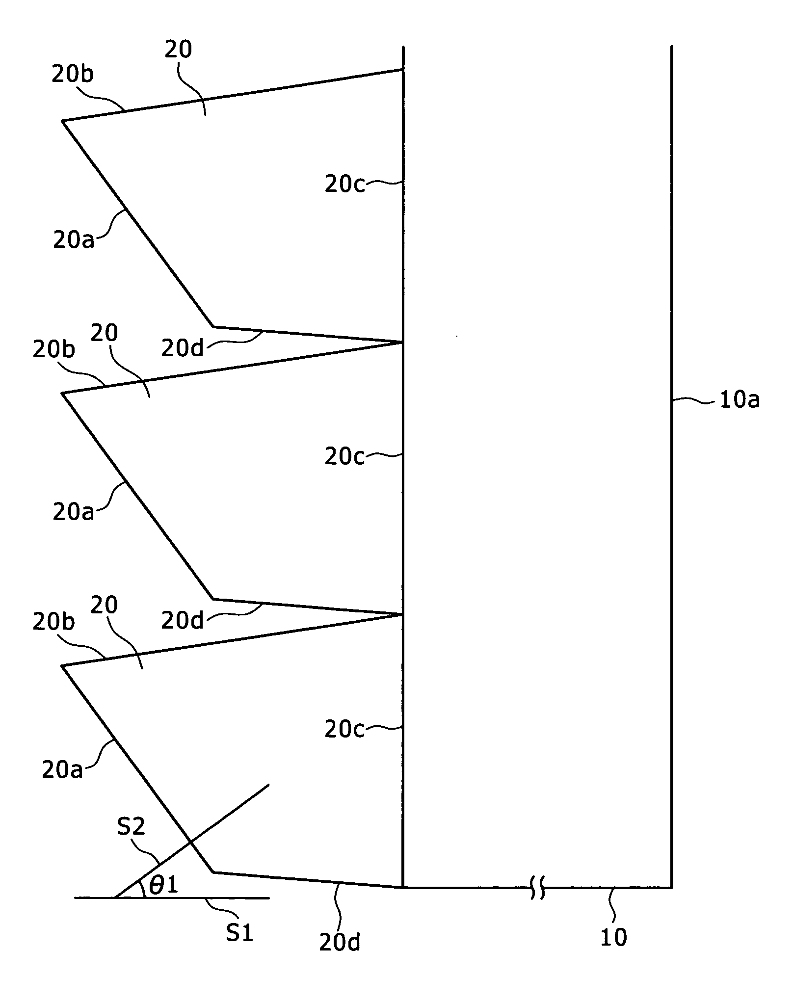 Fresnel lens sheet, transmission type screen and rear projection type display apparatus