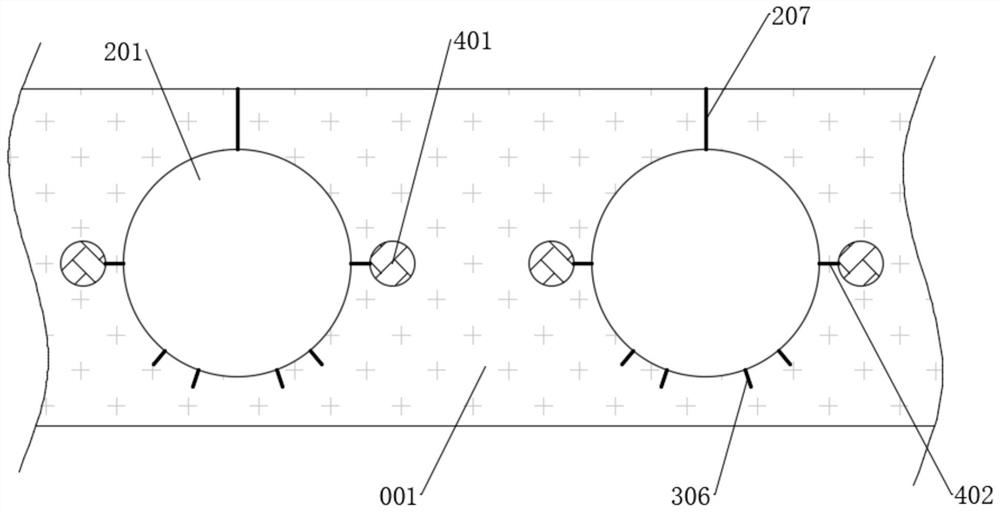 High-stability asphalt coiled material with temperature adjusting function