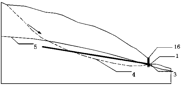 Core-pulling type horizontal sand well used for deep-seated landslide drainage