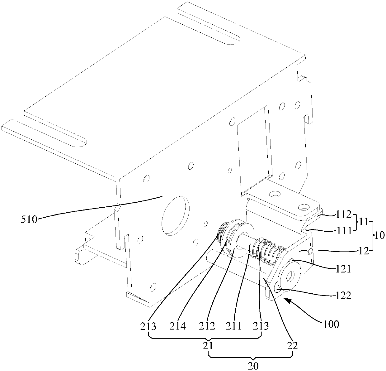 Steel wire rope anti-release device and clothes hanger