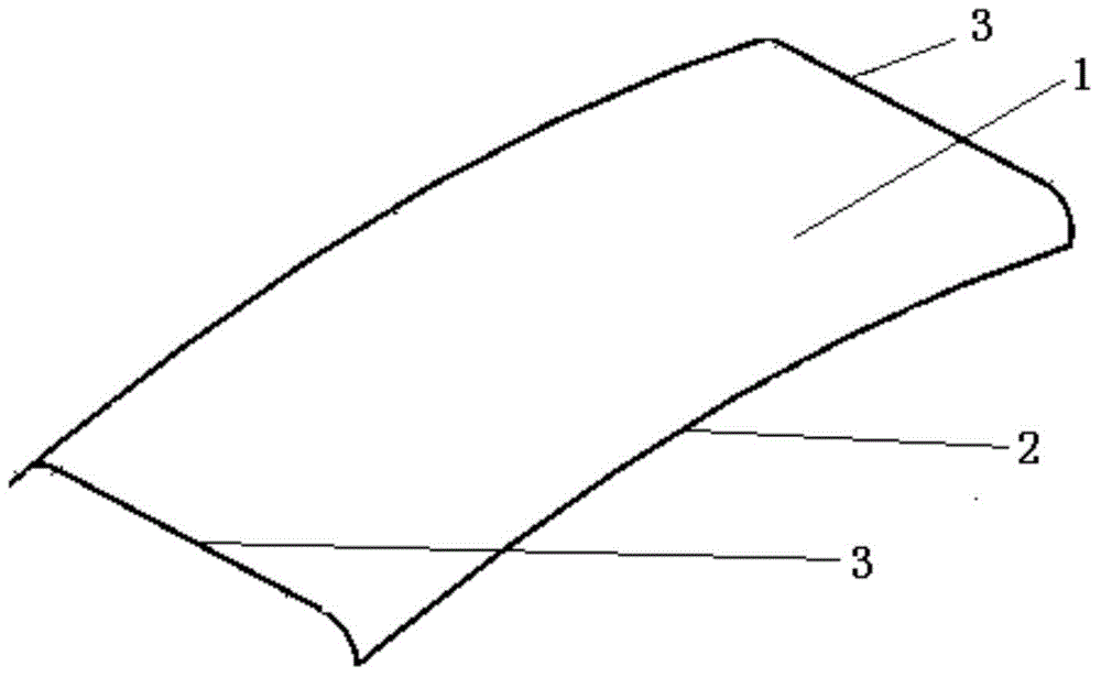 Bulging draw forming method for variable-camber half flat tube part