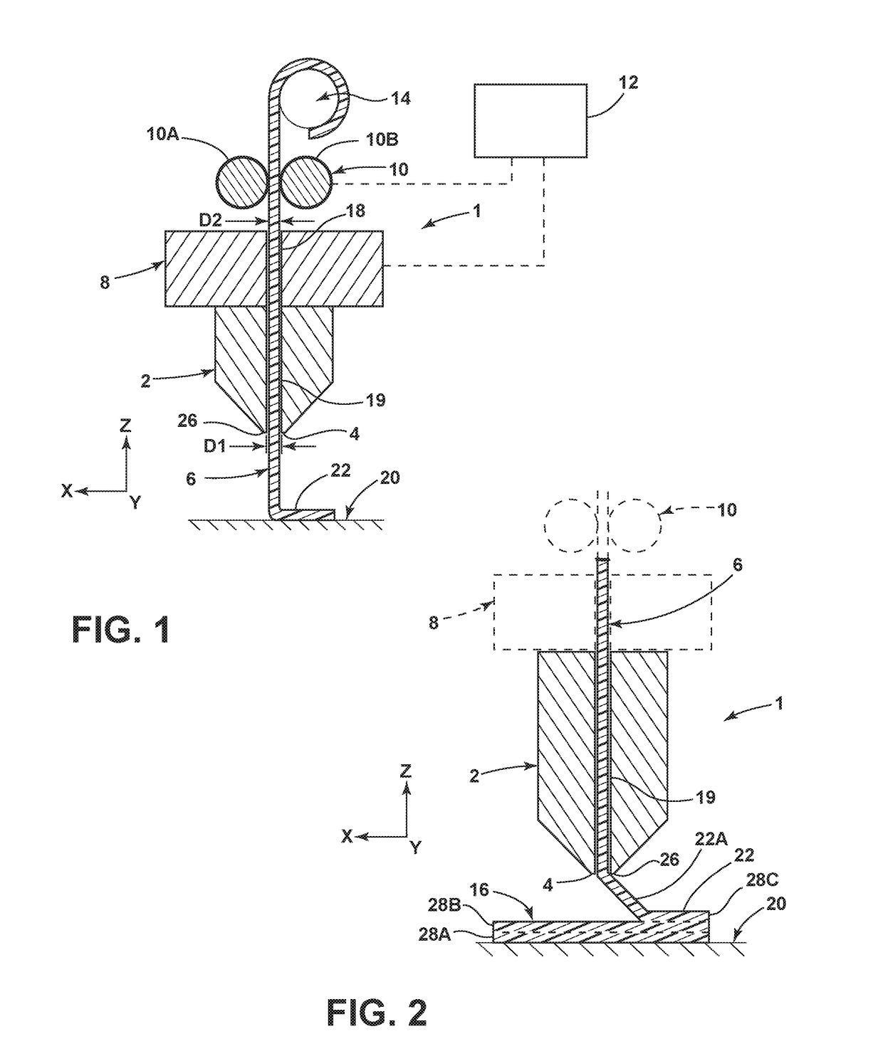 Devices and Methods for Additive Manufacturing Using Flexible Filaments