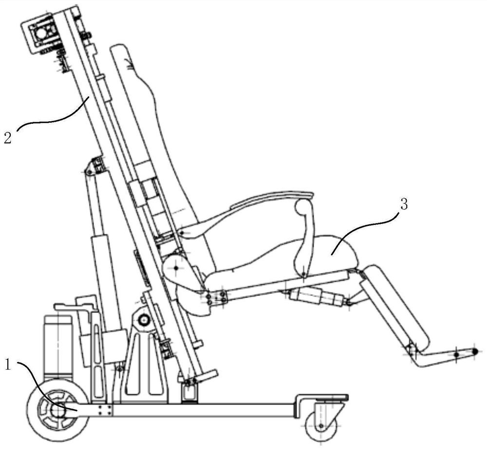 Body position adjustable walking aid wheelchair