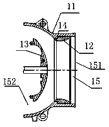 The connection structure of the valve seat and the valve body of the check valve