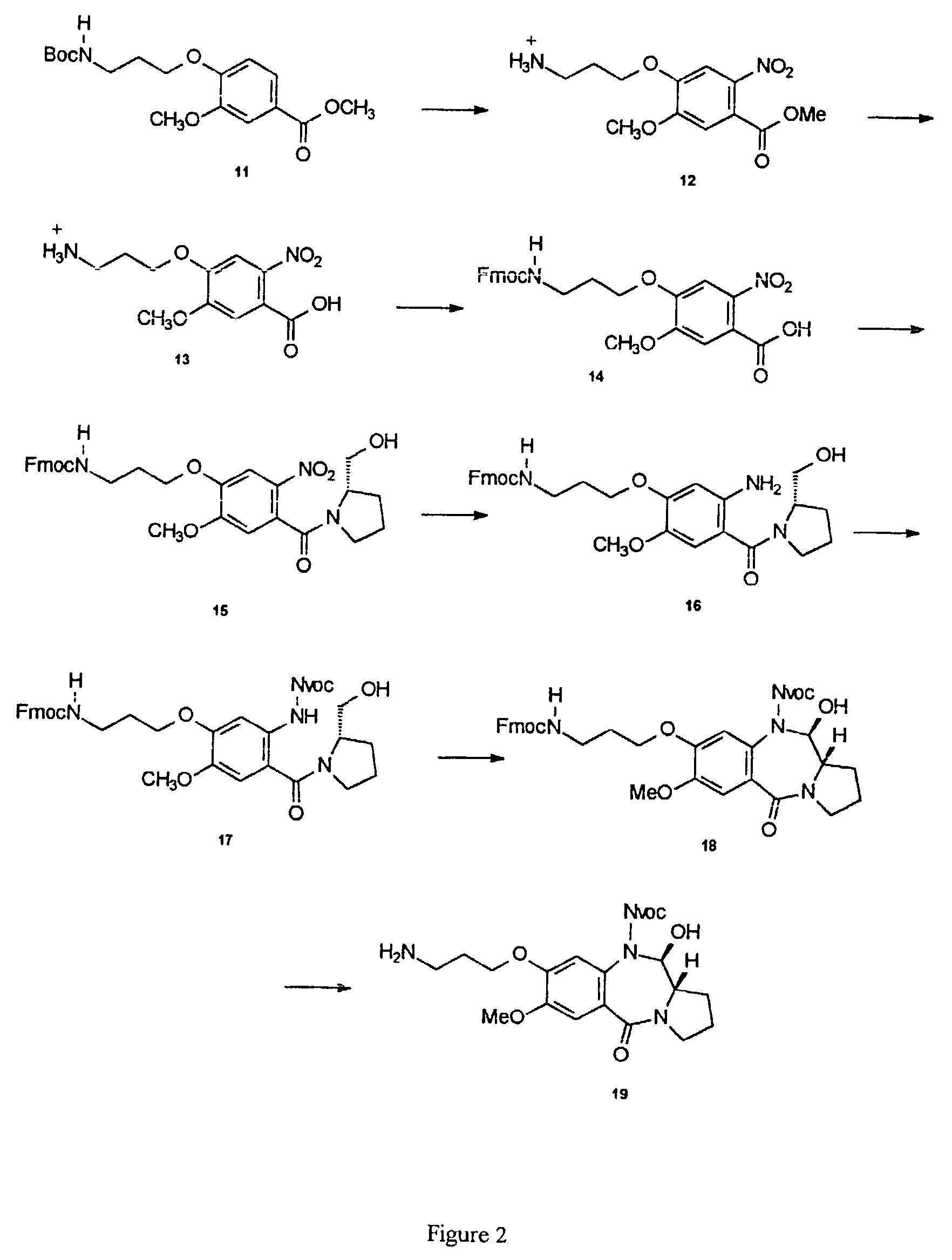 Library of compounds comprising pyrrolobenzodiazepine moieties