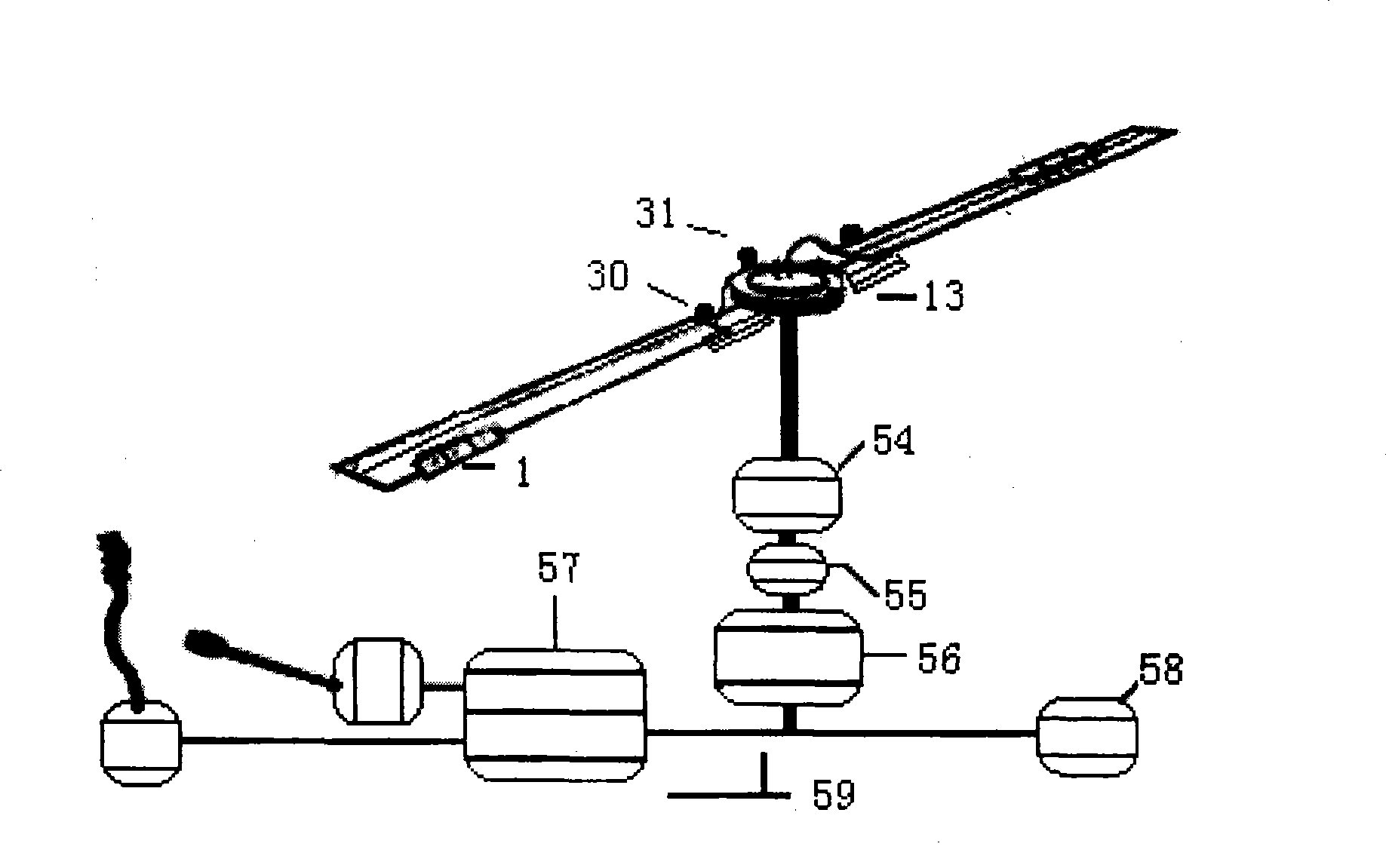 Helicopter rotor operation method and system