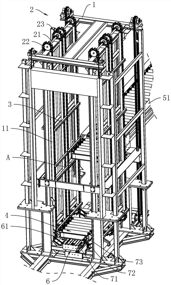 Object lifting and conveying device