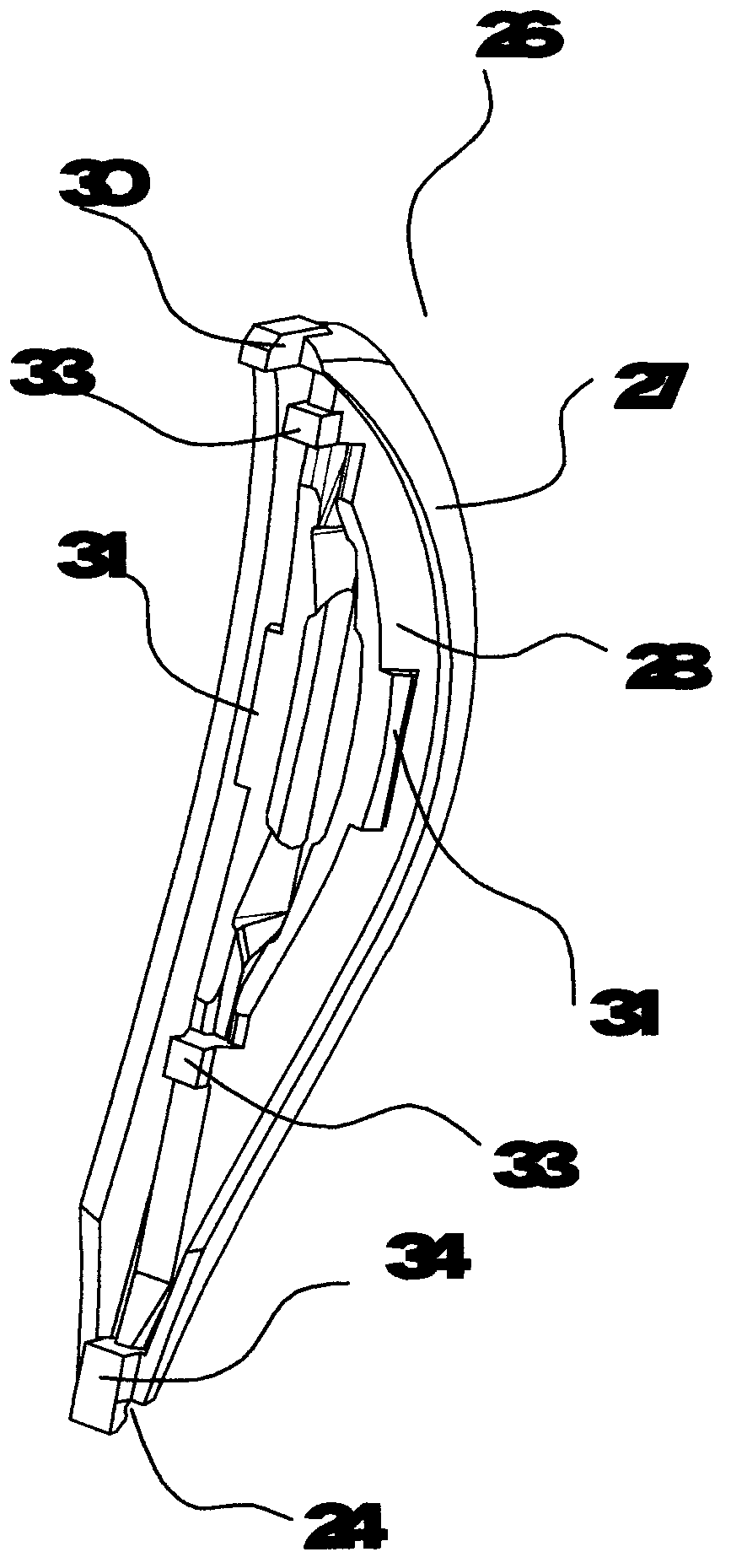 Large-angle light-emitting breathing type heat-radiation LED bulb