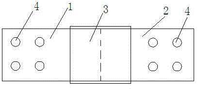 An anti-break copper-aluminum transition plate