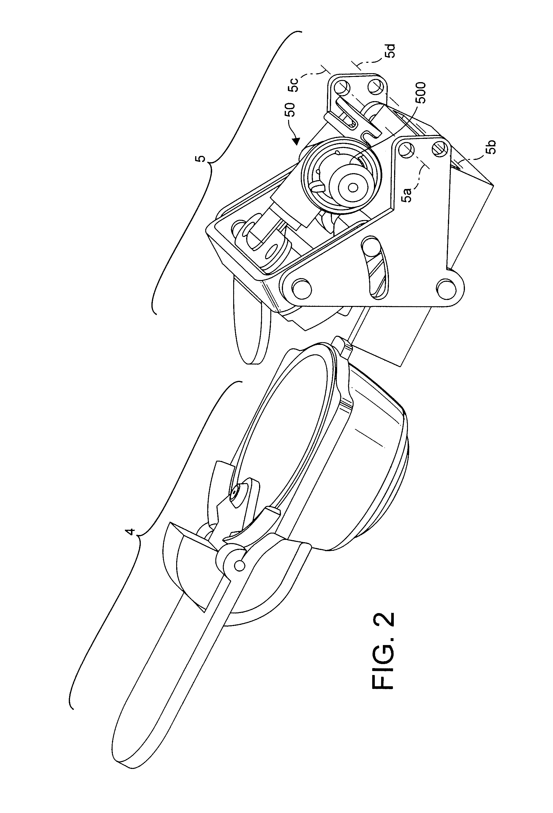 Device for preparing a drink from a capsule by injection of a pressurized fluid and capsule-holder adapted therefore