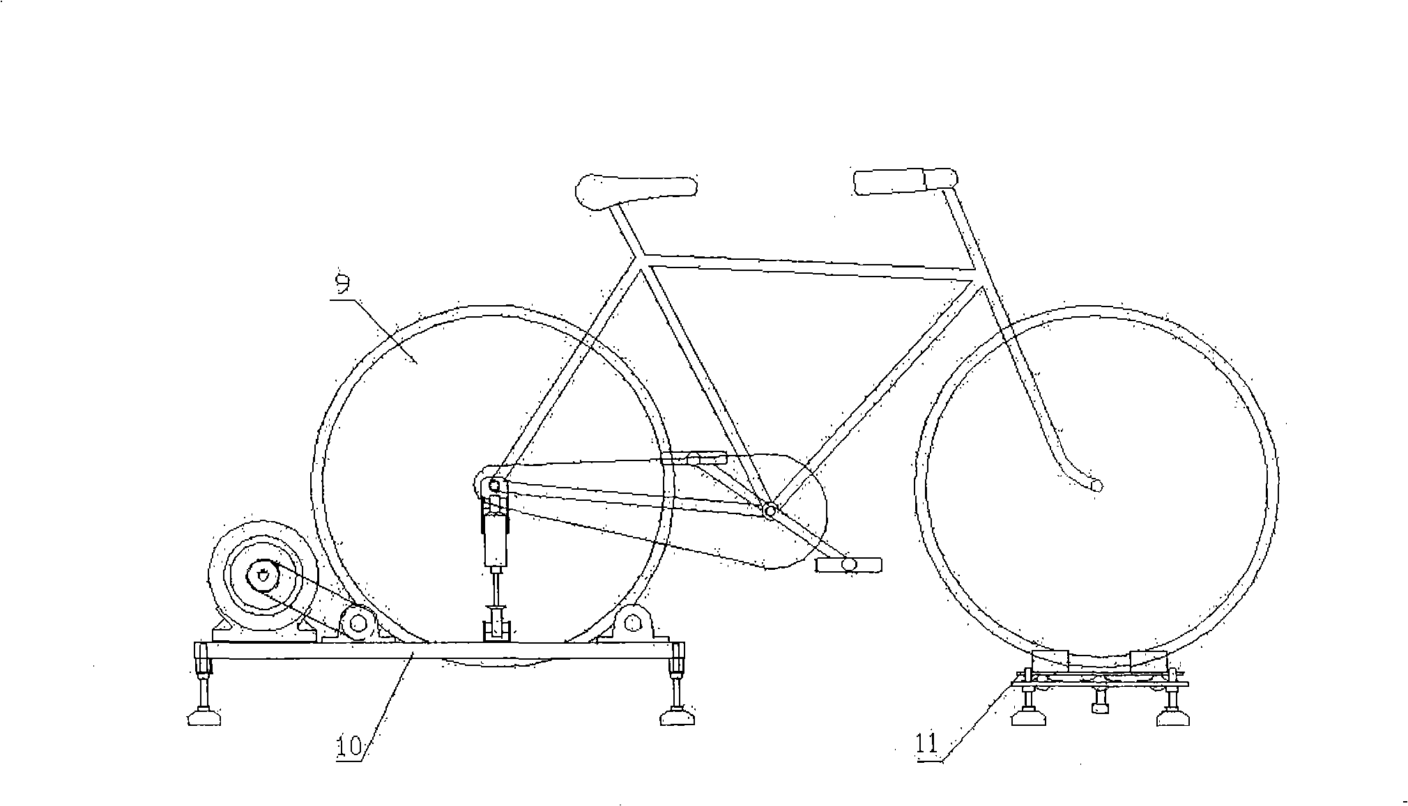 Bicycle sport simulated system