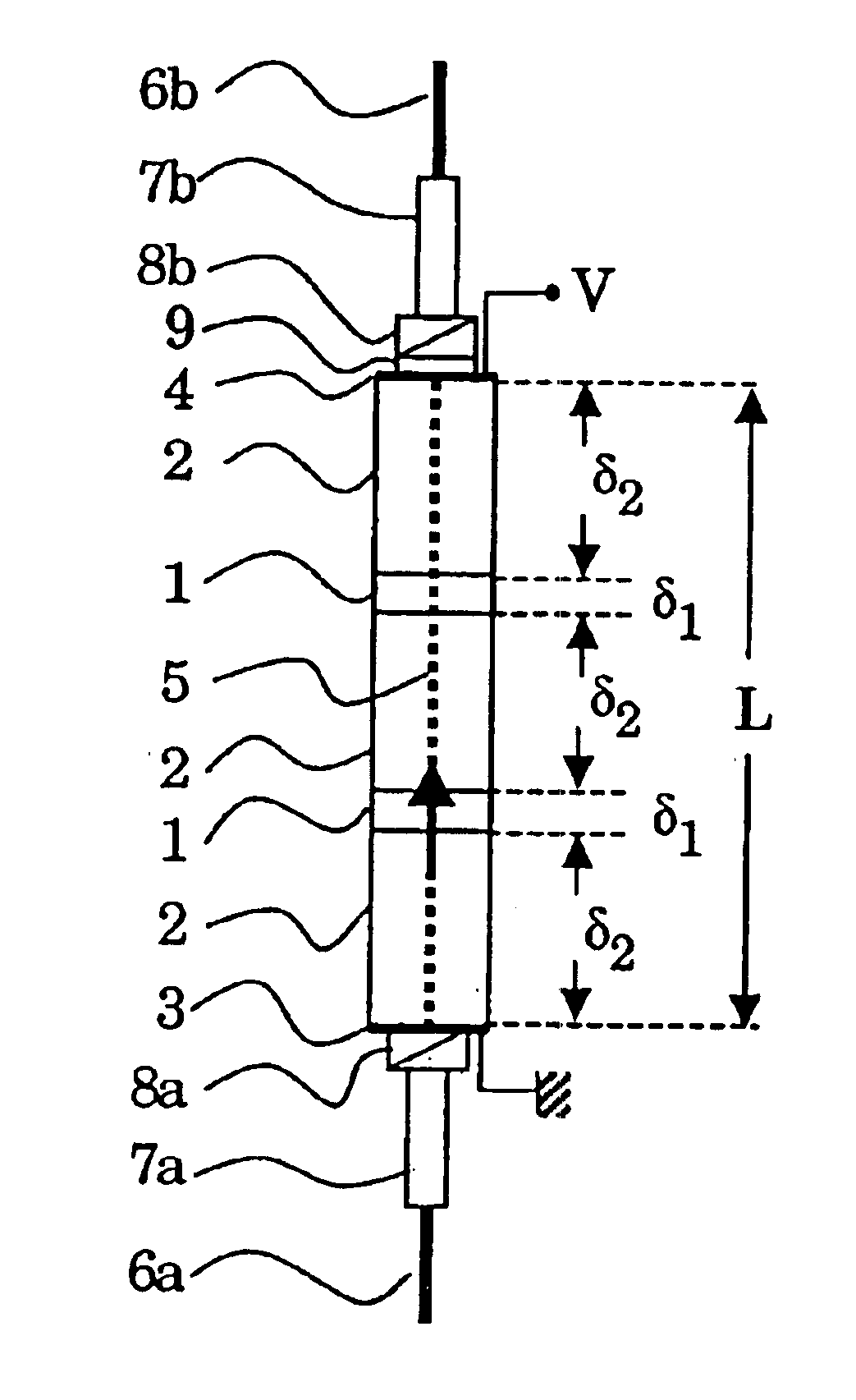 Temperature-compensated electro-optical voltage sensor