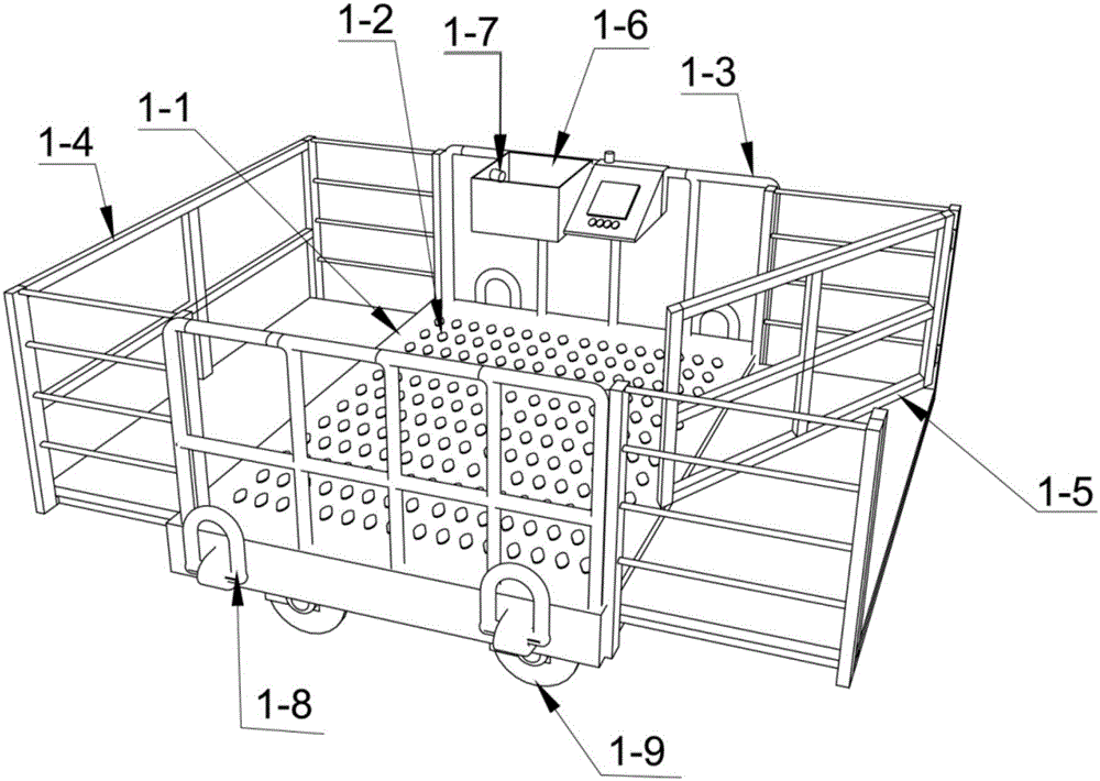 Multi-azimuth regulating type operation platform based on construction field and construction method of multi-azimuth regulating type operation platform