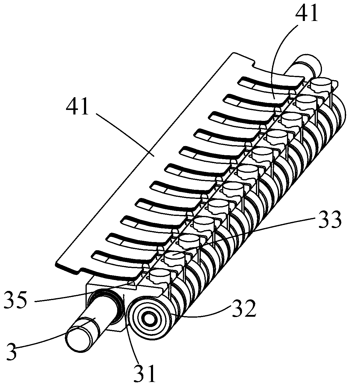 Thickness measurement device for sheet-type medium