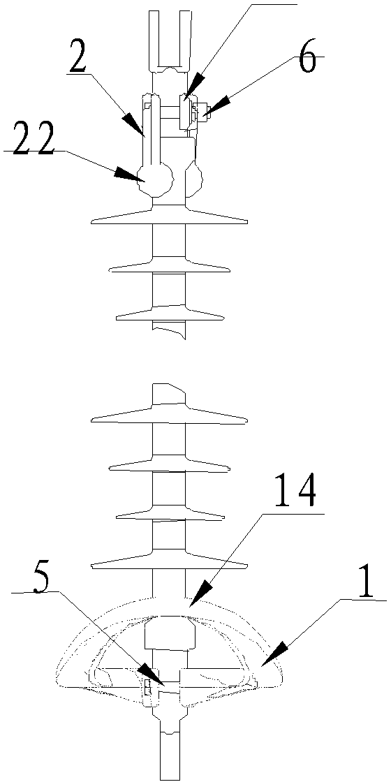 Discharging gap device