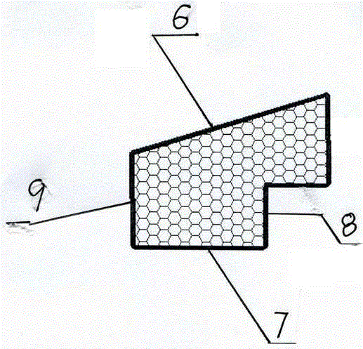 A cold and hot broken bridge structure with sloping roof and wall panels