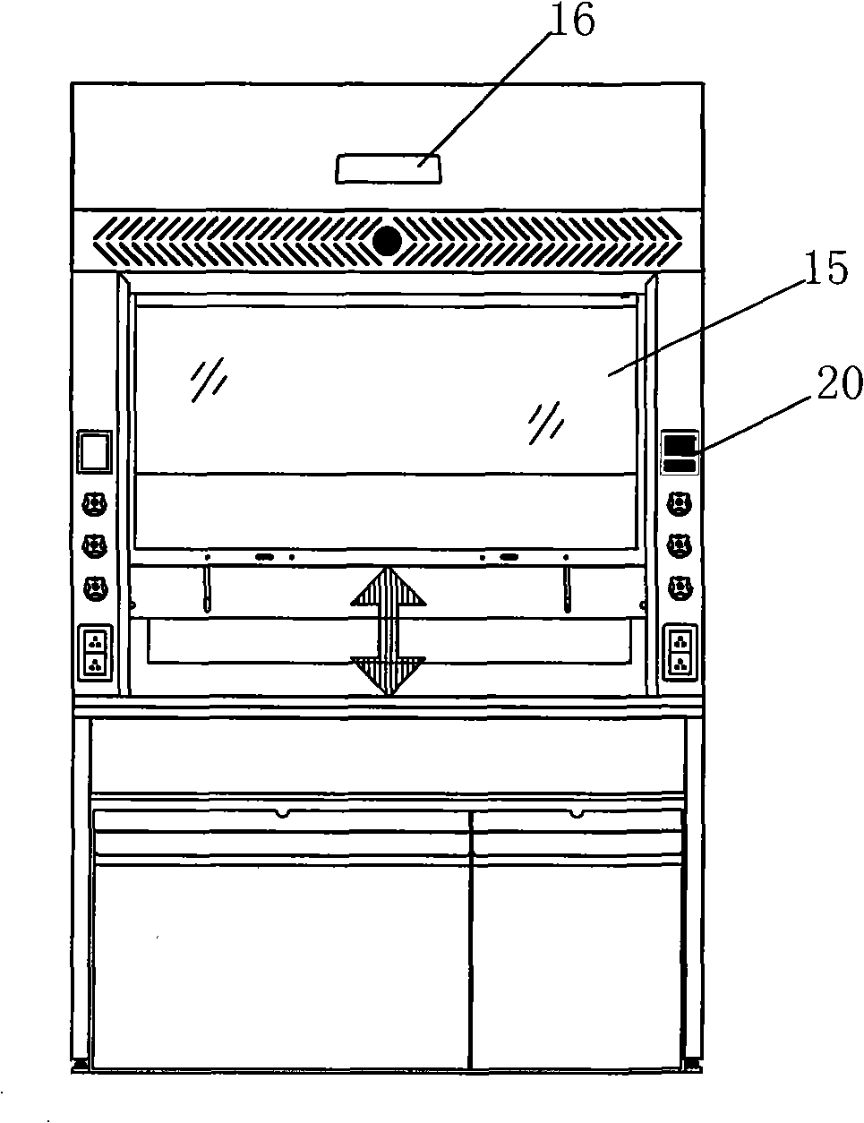 Intelligent toxin-expelling cabinet