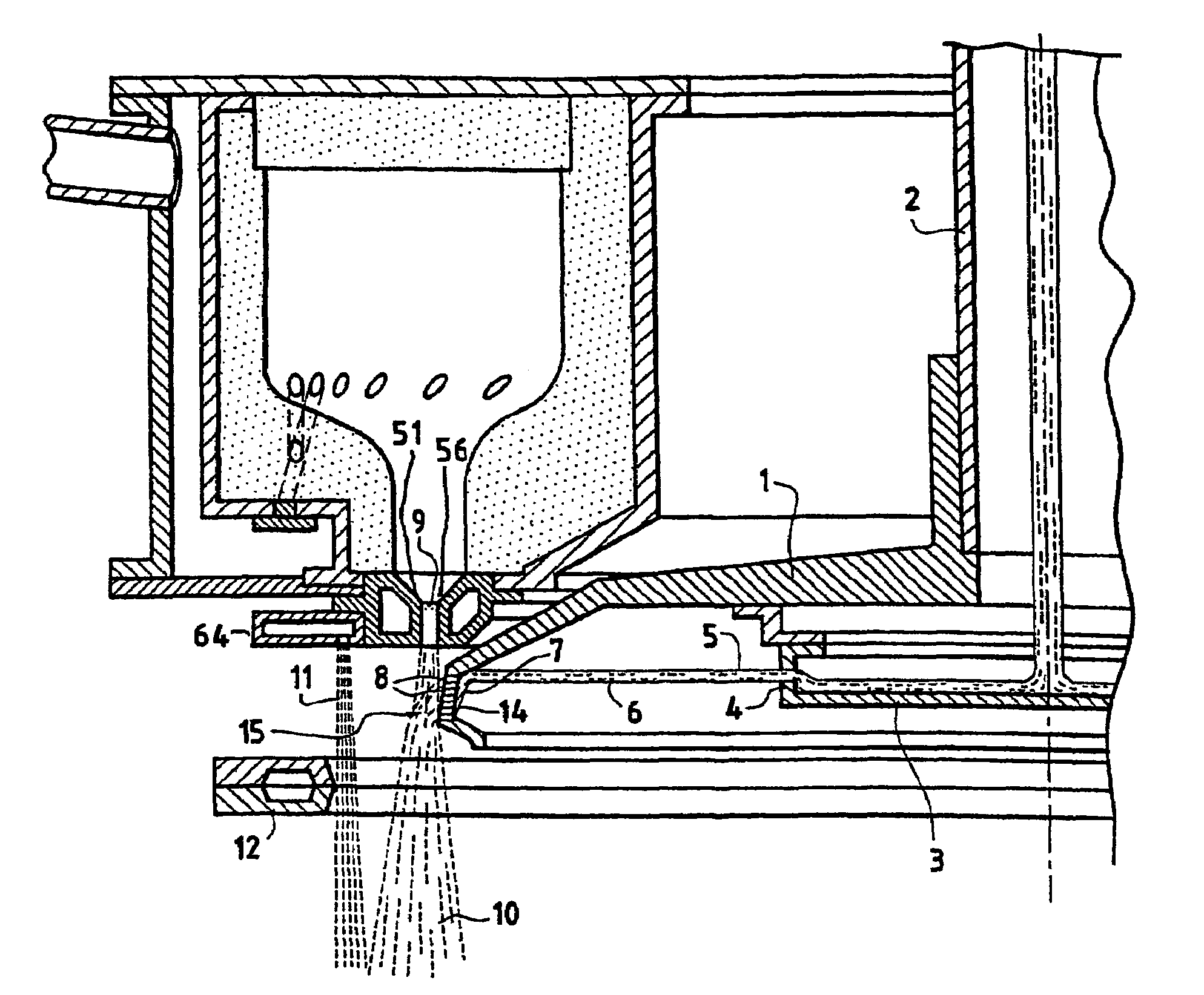 Process and device for formation of mineral wool and mineral wool products