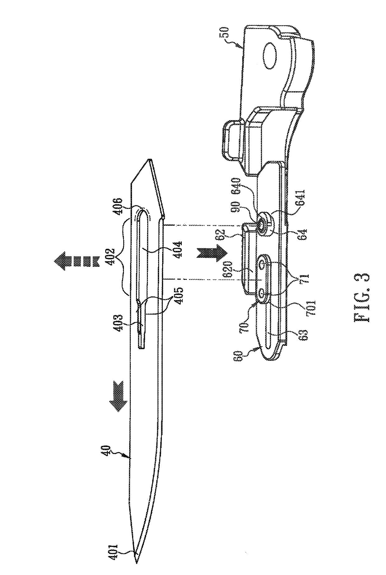 Knife structure allowing rapid and safe replacement, and secure positioning, of blade, and knife handle structure thereof