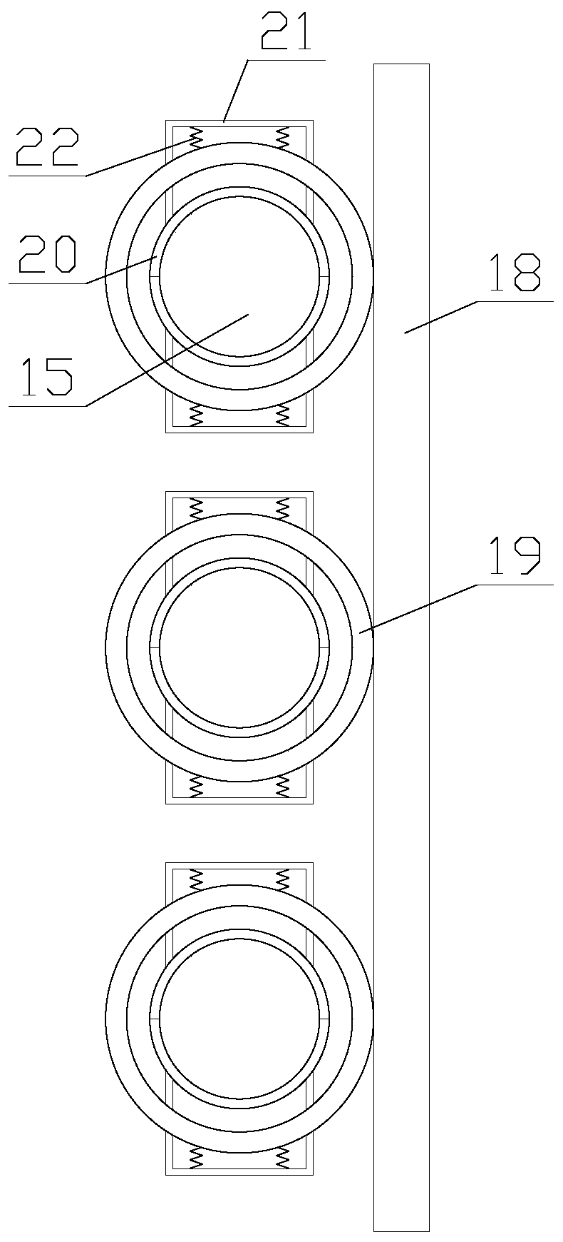 Bag type dust removal equipment with water removal function