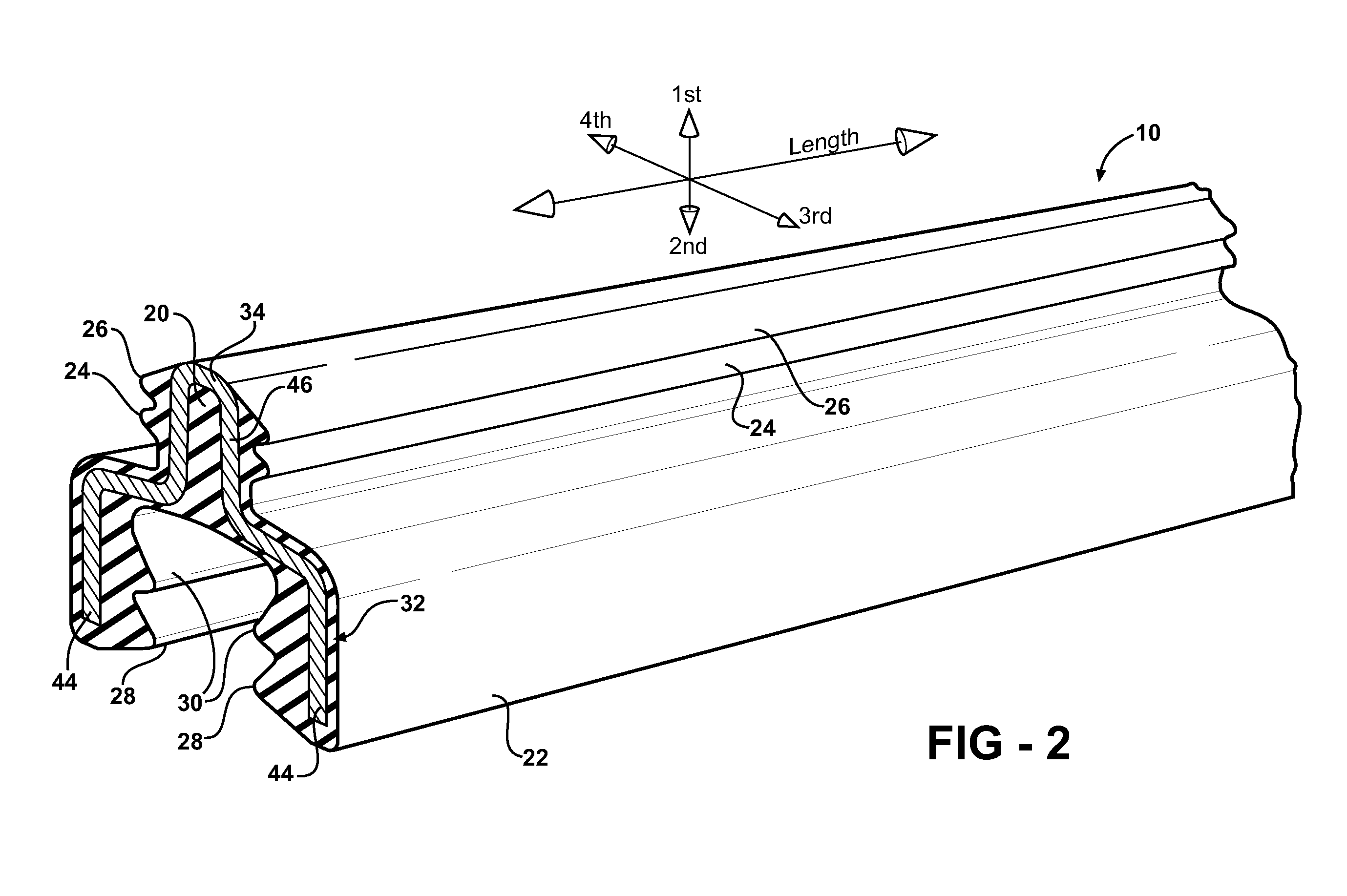 Lateral sealing gasket and method