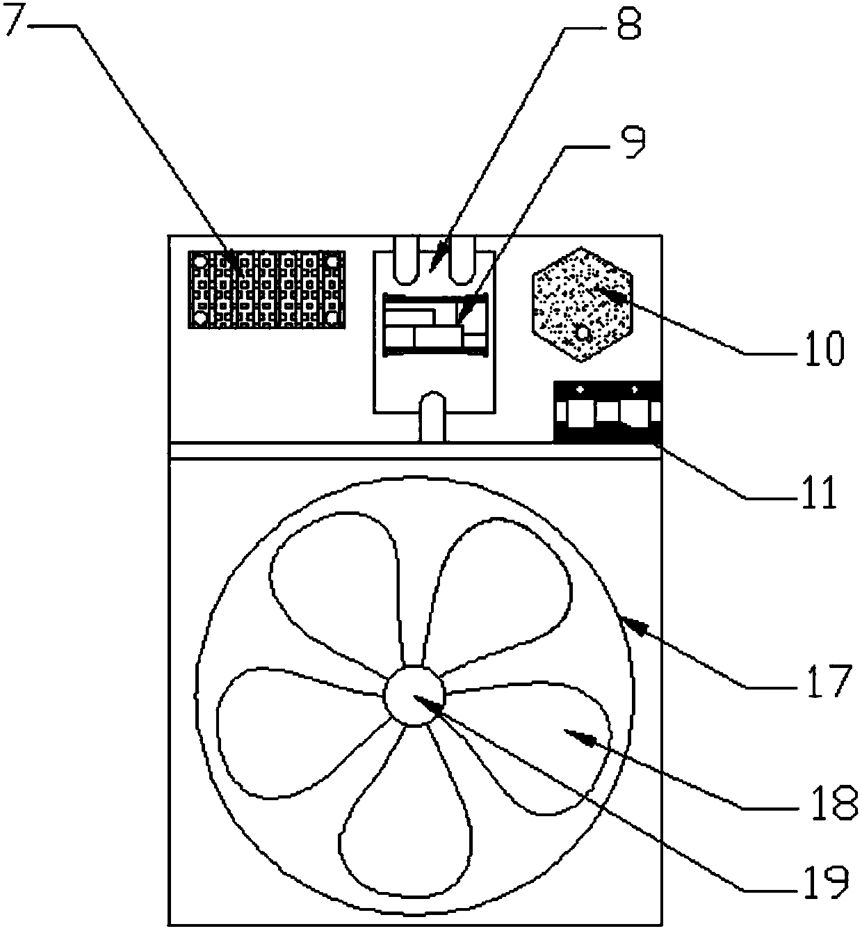 Automatic processing alarm for gas leakage