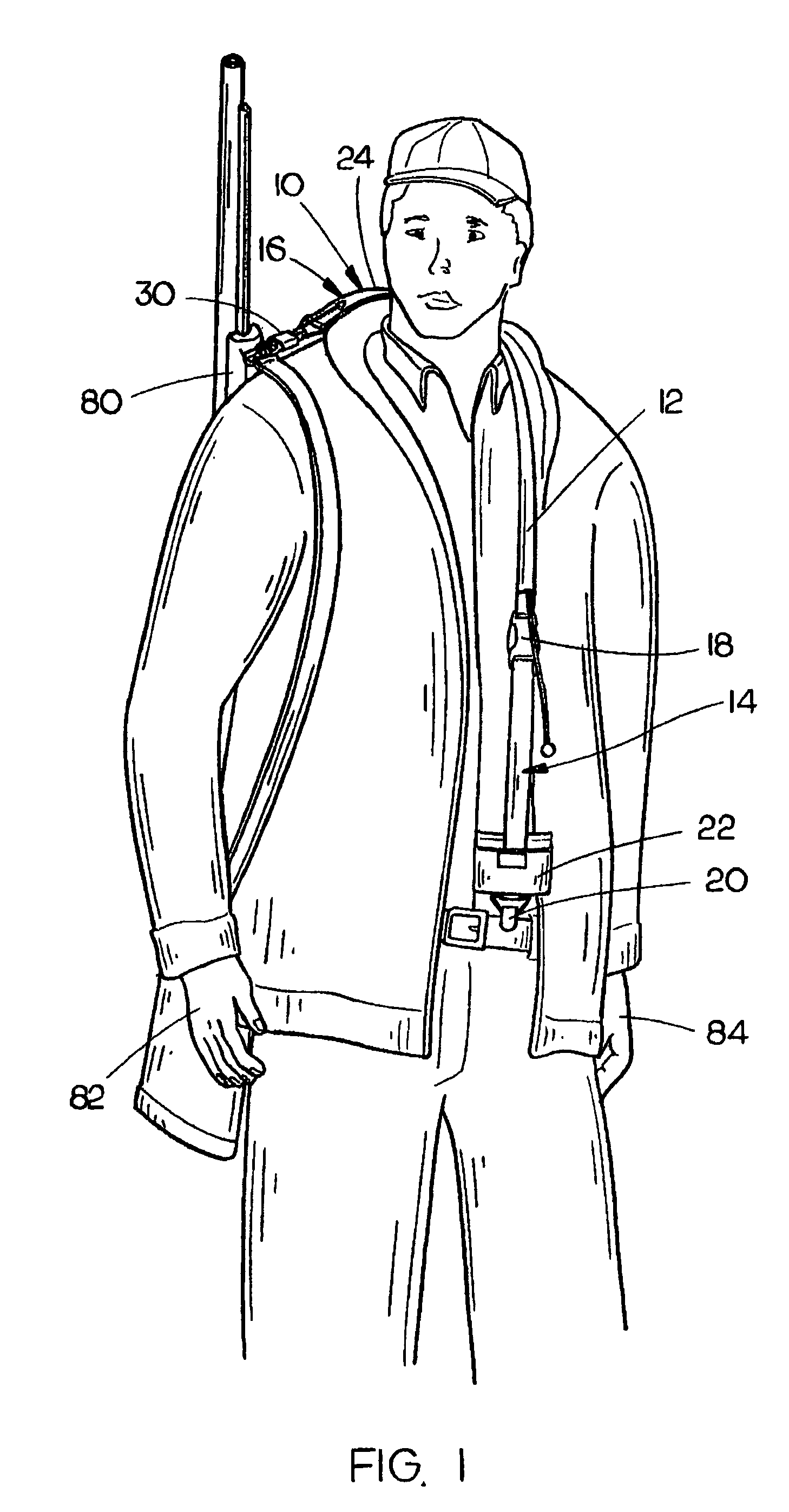 Quick-release support strap device