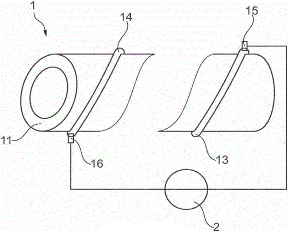 Heatable hollow body