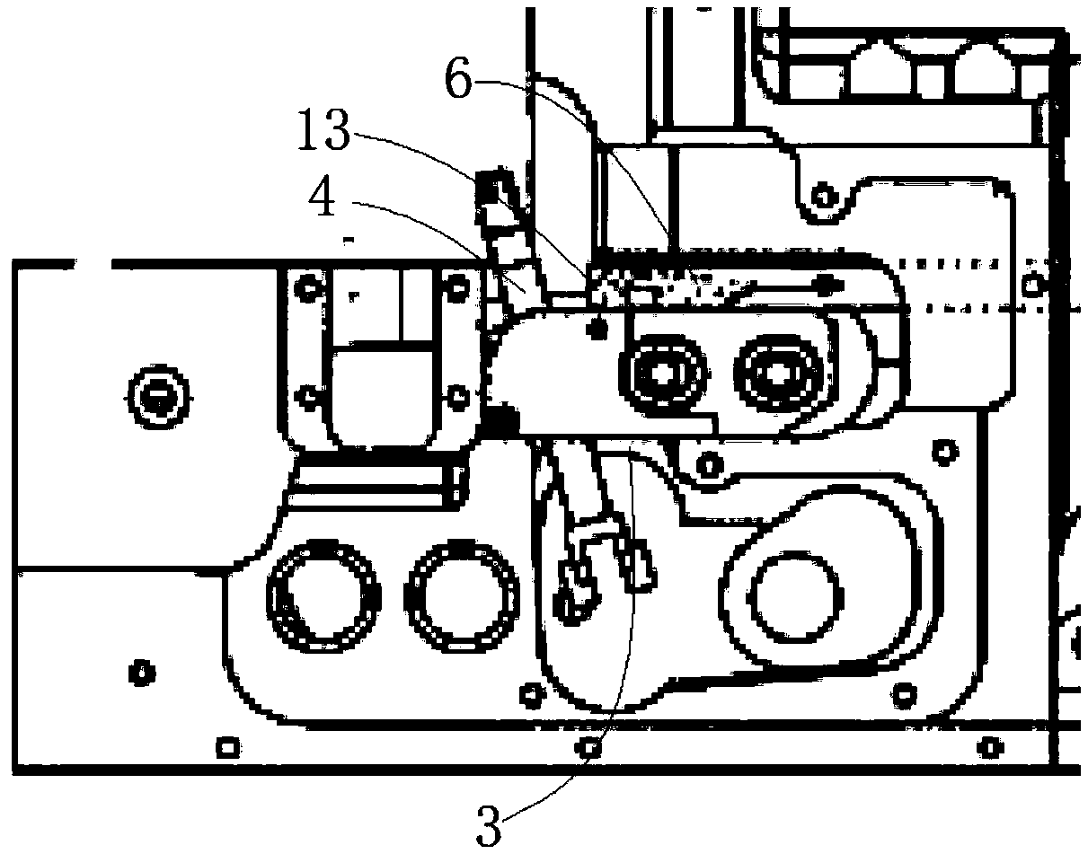 Cleaning device of dust inside sewing machine